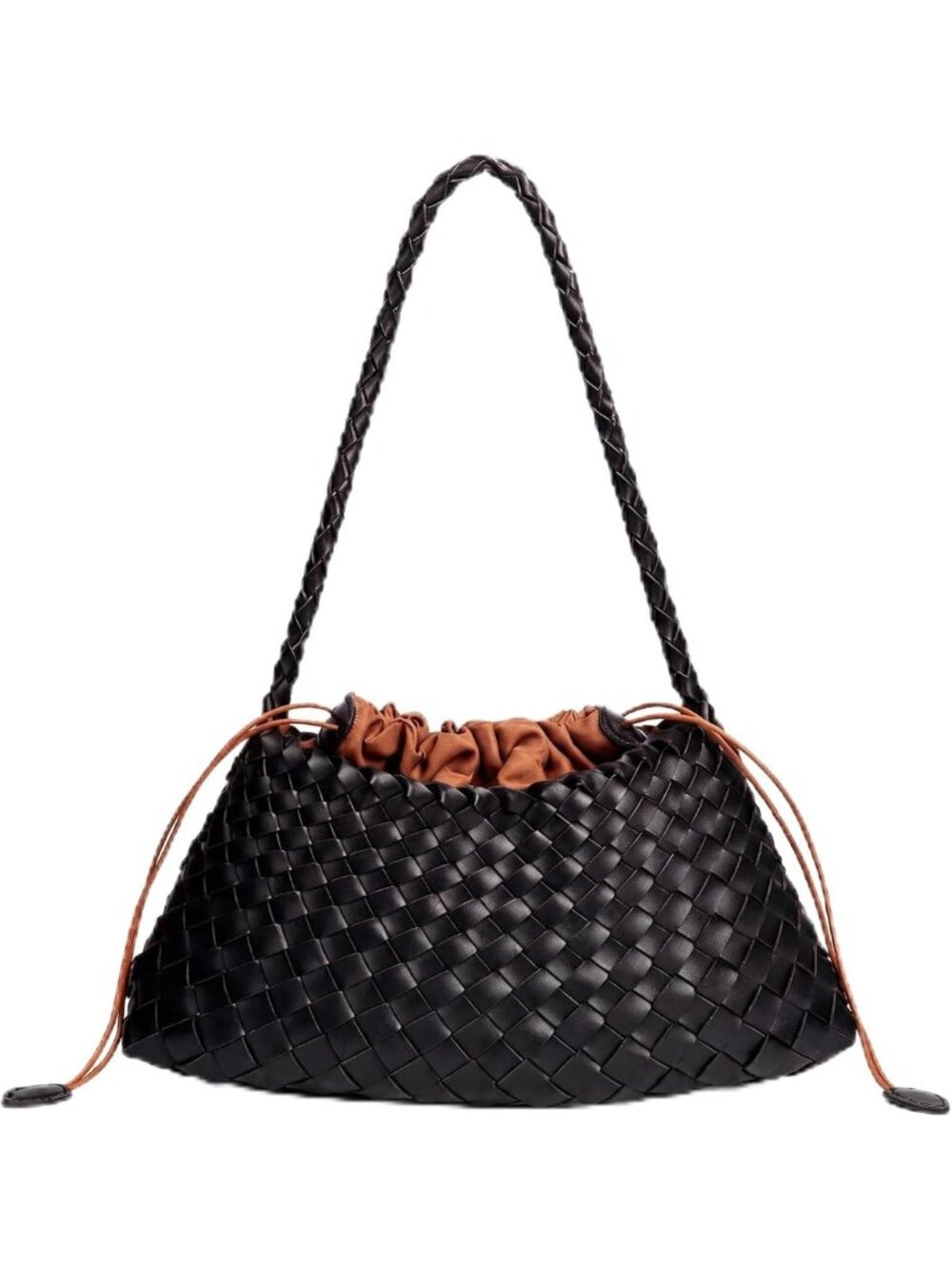Stylish Woven Faux Leather Shoulder Bag & Hobo Tote for Women - Chic Purse